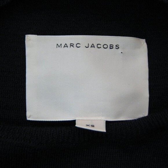Marc Jacobs XS Cabochon Knitted Sweater Embroidery Italy Wool Silk Short Sleeve - Picture 5 of 5